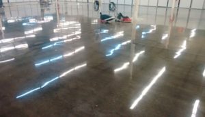 Pulido de hormigón en la industria