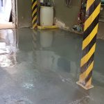pulido de piso de hormigón en planta Avón Moreno